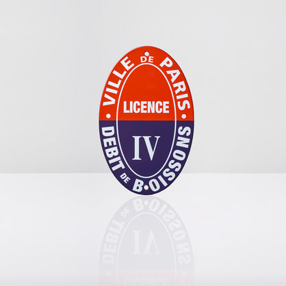 License Plate 4 Paris - 15x20cm